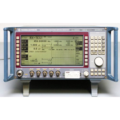 R&amp;S Rohde &amp; Schwarz CMS52 Radio Communication Test Set  1 GHz