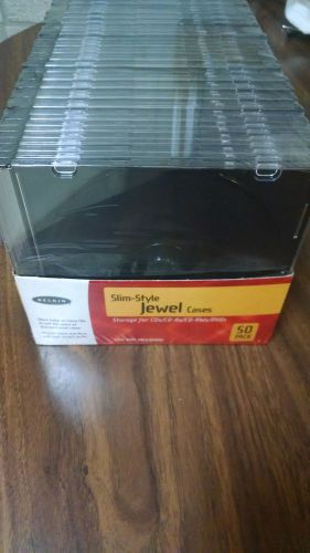 Slim style jewel cases cd/ dvd 50 cases