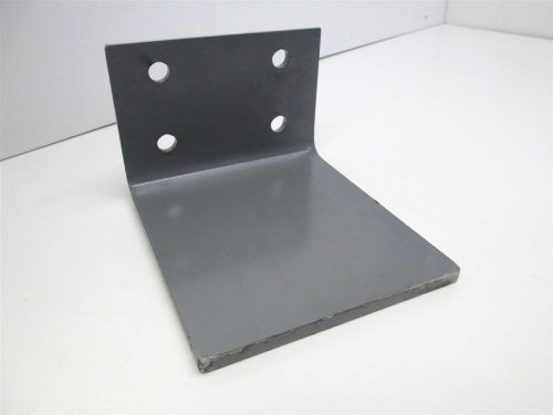 Large heavy duty 90° angle plate l-bracket steel 3/8&#034; thick 6&#034; wide 4 bolt holes for sale