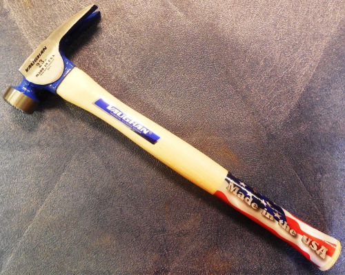 VAUGHAN CF1 23oz. Milled Face Straight Claw California Framer Hammer NEW USA