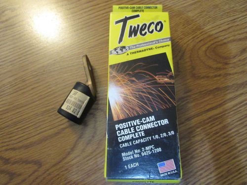Tweco 2-MPC Positive Cam Connector Male Female With Tweco 45D Terminal Lug New