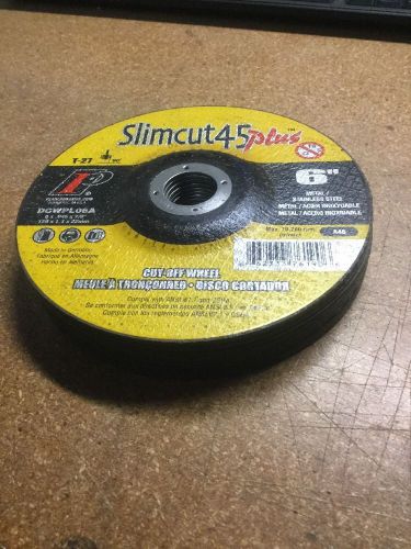 11PC  6&#034;x.045&#034;x7/8&#034; Cut-off Wheel for SS &amp; Metal T-27 Slimcut45Plus