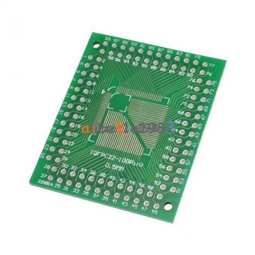 2Pcs QFP/TQFP/FQFP/LQFP 32/44/64/80/100 To DIP Adapter PCB Board Converter