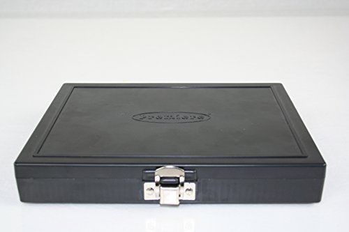 100pc Microscope Slide Storage Box, Black