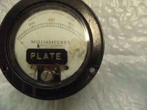 MARION ELECTRICAL volts/Milliamperes  meter (Vintage)