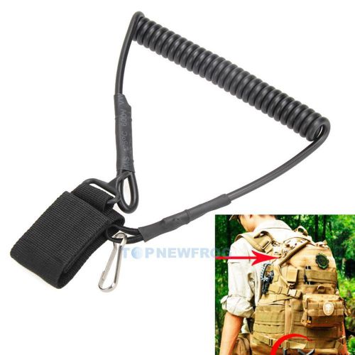 Molle Tactical Safety Rope Backpack Accessories Retractable Rope Handy Lanyard