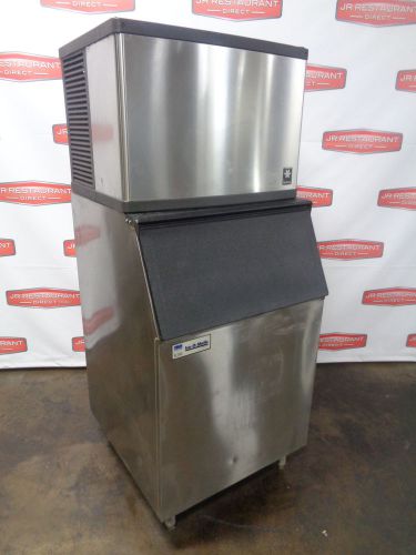 Manitowoc 430lb air-cooled half-cube ice machine with bin. for sale