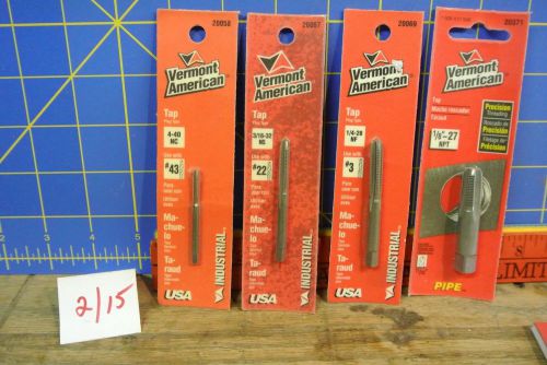 4 new vermont american taps for sale