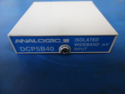 Analogic isolated wideband mv input module pn: dcp5b40 for sale