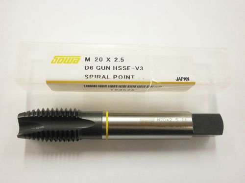 Sowa Tool M20 x 2.5 D6 Spiral Point Yellow Ring Tap CNC Style HSS 123-526 ST39