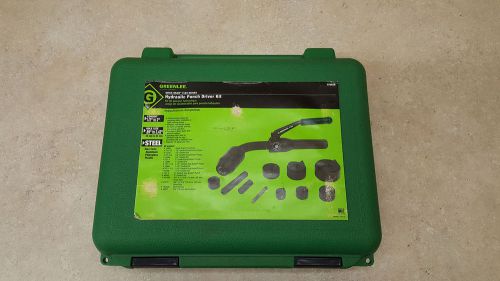 GREAT CONDITION GREENLEE 7706SB QUICK DRAW FLEX HYDRAULIC KNOCKOUT PUNCH SET