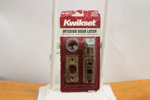 Kwikset interior passage door latch no. 1826 - brass - new - free shipping for sale