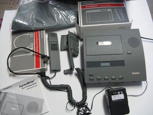 Dictaphone 2740 Standard Cassette Desktop Voice Processor with all Accessories