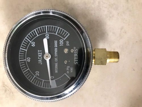 AMSCO STERIS GAUGE PRESSURE 0-100 PSI Part Number: P007872051 P7872051