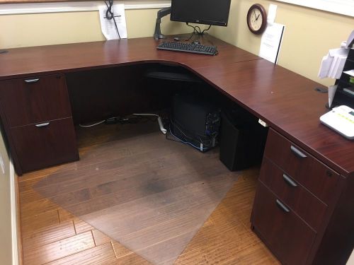 cherry wood office desk