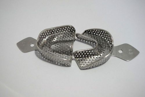 6x dental impression trays stainless steel set solid dental instrument suppliers for sale