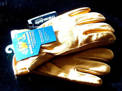 BRAND NEW WELLS LAMONT Leather Cold Weather Gloves Thinsulate Size XL