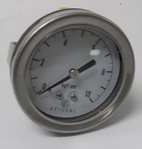 NKS 8710091 KGF/CM2 0-10 GAUGE METER PRESSURE GAUGE