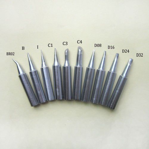 ShineNow Quality Replacement Tip Set 10pcs for FX888D,FX8801 T18 Tip Series