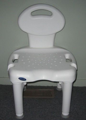 I-Fit Shower Chair with Back, 35-1/4&#034; x 20&#034; x 18&#034;, White 9781 Qty 1