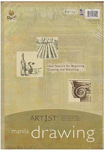 Pacon 12 x 18 Cream Manila Drawing Paper 50 Sheets