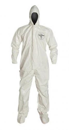 Dupont Safespec SL122T WH White XL Tychem SL Chemical-Resistant Coveralls