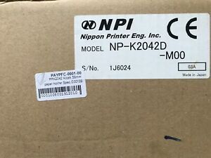 Genuine Brand New Nippon NP-K2042D Paper Jam Free Kiosk Printer