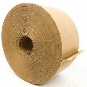 Reinforced Brown Gummed Paper Kraft Packing Tape 70mm x 450&#039; Spectape (10 Rolls)