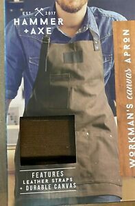 FEATURES * STRAP Work Apron with Pockets. DURABLE CANVAS.BRAND NEW.