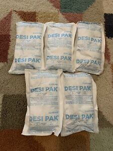 4 Packs of 224 Gram (8 Units) of Silica Gel Packets Desiccant Dry Meets FDA Food