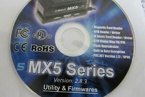 POSH MX5 MX53-USB-BLK IC Smart card READ/WRITE Magnetic Card Reader - USB