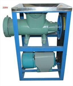 Enhanced Meat Grinder Equipment:Bone Crusher Meat 220V 4KW Powered w/Cutter Hot