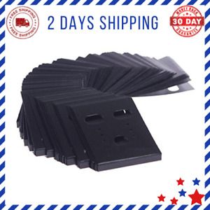 100Pcs Jewelry Earring Ear Studs Hanging Holder Display Hang Cards Plastic New