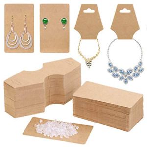 Earring Cards for Display, Anezus 200 Pack Earring Packaging Holder Cards with