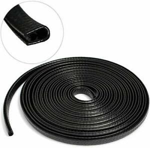 MATCC 13Ft(4M) Car Door Edge Guards U Shape Edge Trim Rubber Seal Protector Car