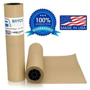 Brown Jumbo Kraft Paper Roll - 18quot; x 2100quot; (175&#039;) Made in The USA - Id