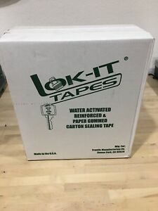 LOK-IT TAPES. Water Activated Reinforced &amp; Paper Gummed Carton Sealing Tape