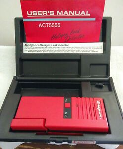 Snap-on ACT5555 Halogen Leak Detector HVAC with Case and User Manual