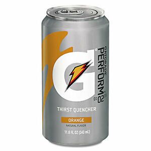 Gatorade Thirst Quencher Can, Orange, 11.6oz Can, 24/Carton 00902 00902  - 1