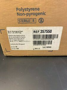 Falcon 50 mL serological pipettes, sterile individually wrapped 