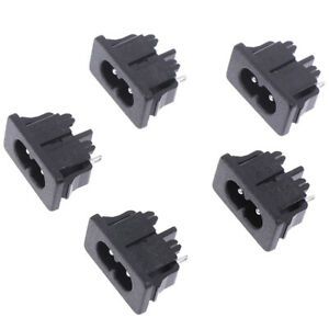 5Pcs New AC250V 5A 2Pin AC power socket Mount Female Soc.ca