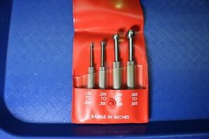 Starrett No. S 829 E Small Hole Gage Set 4 Starrett Gauges S-829E Machinist #465