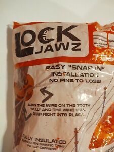 Lock Jawz T-360 Electric Fence T-Post Insulator - Orange (25/pk)24 of 25