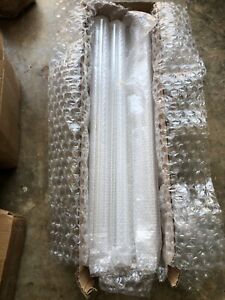 Lot of 30 - 33.3&#034; Glass Tube Open Both Ends 7/8&#034; OD 3/4&#034; ID