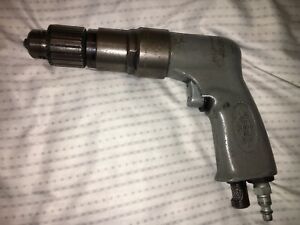 SIOUX PNEUMATIC AIR DRILL - 1000 RPM 3/8&#034; CHUCK - INDUSTRIAL / AIRCRAFT