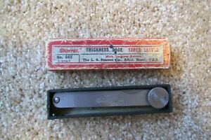 STARRETT 66T Thickness Gage, Good Condition, Original Box, Made in USA