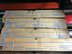 Set of 4 Konica Minolta Simitri HD Toner CYMK TN321C TN321M TN321Y TN321K