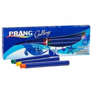 Prang Payons Watercolor Crayons Round Sticks 3.5 x 0.313 Inches 1 Box of 12 C...
