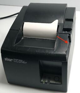 Star Micronics TSP113U TSP100 FuturePRNT Thermal POS Printer *Cracked Cover*