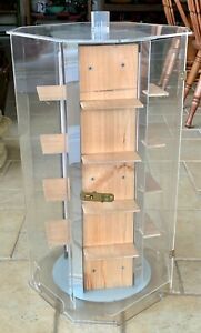 Round Rotating Acrylic Display Case LOCAL PICKUP ONLY